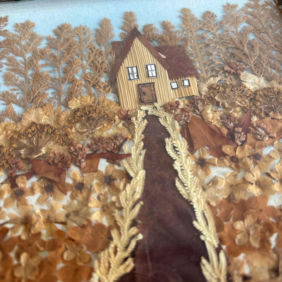 押し花　押花　アート　絵画　インテリア　美術　工芸　風景画　貼り絵