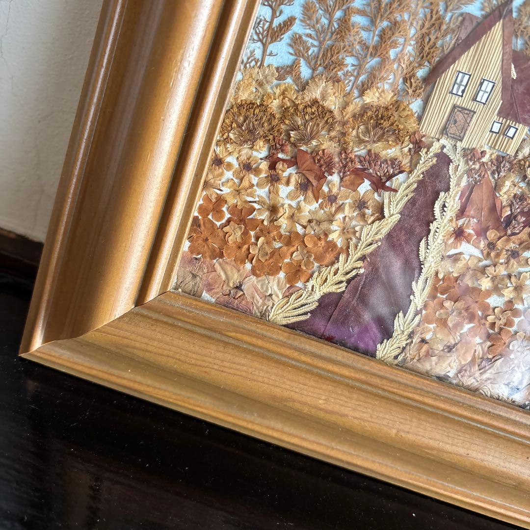 押し花　押花　アート　絵画　インテリア　美術　工芸　風景画　貼り絵