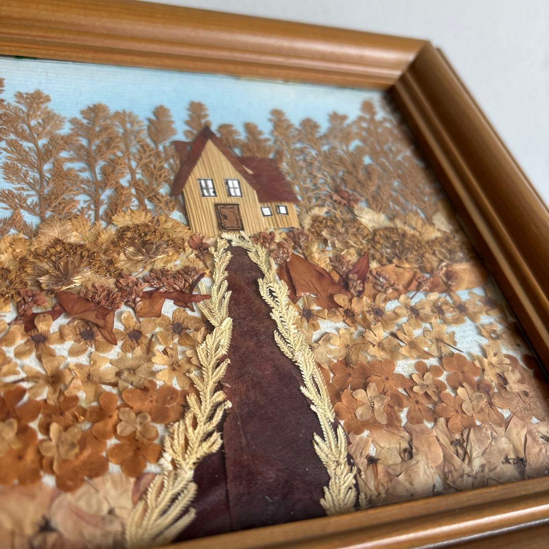 押し花　押花　アート　絵画　インテリア　美術　工芸　風景画　貼り絵