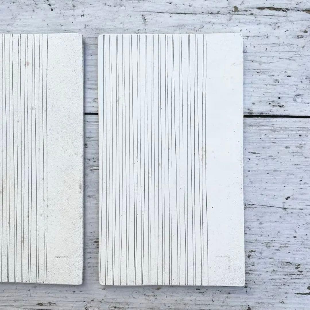 Tetsuta Okada様ご購入用　【訳あり】佐藤崇　葉々窯　長角皿4枚セット