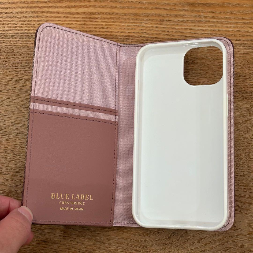 ブルーレーベル クレストブリッジ iPhone14 c ピンク スマホケース