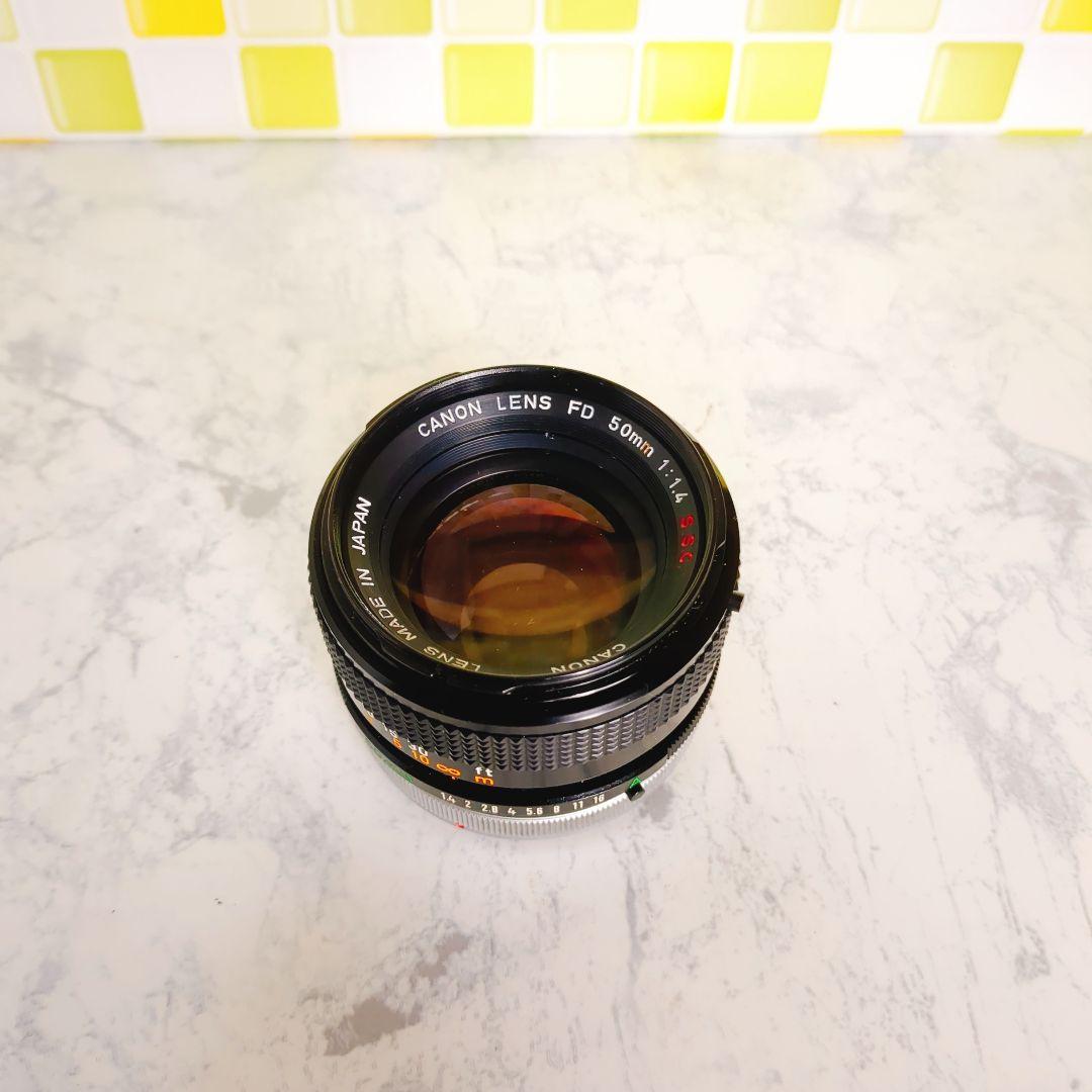 廃盤 Canon キャノン FD S.S.C 50mm F1.4 単焦点 レンズ
