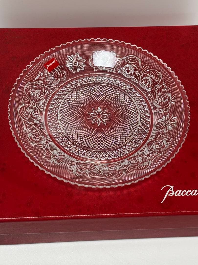 Baccarat バカラ　アラベスク　プレート　20cm