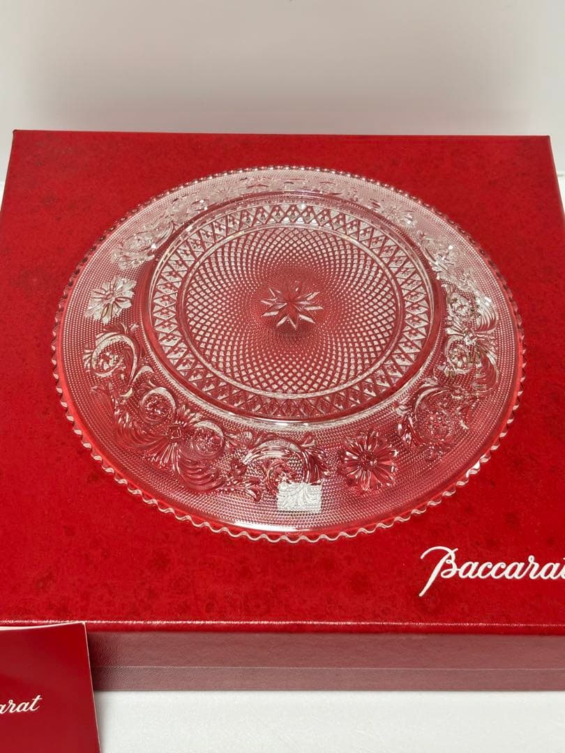 Baccarat バカラ　アラベスク　プレート　20cm