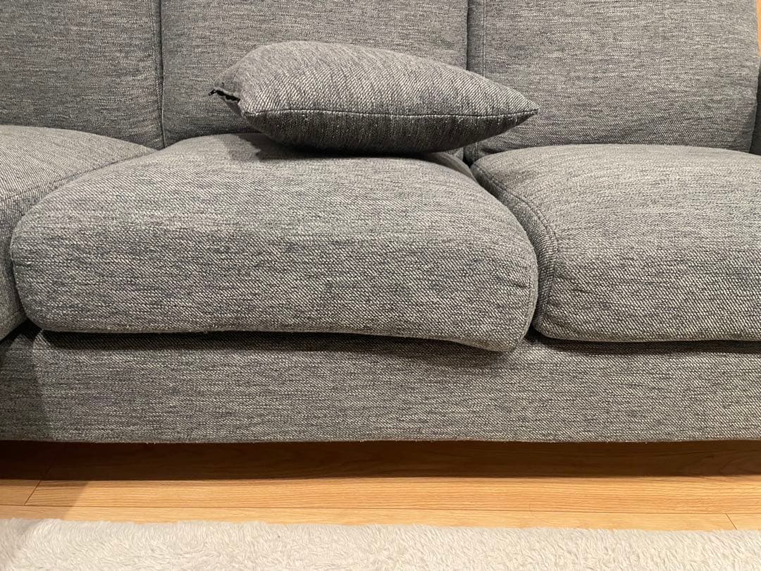 【中古】ニトリ　布張りカウチソファ(CA2 DR) 幅187cm