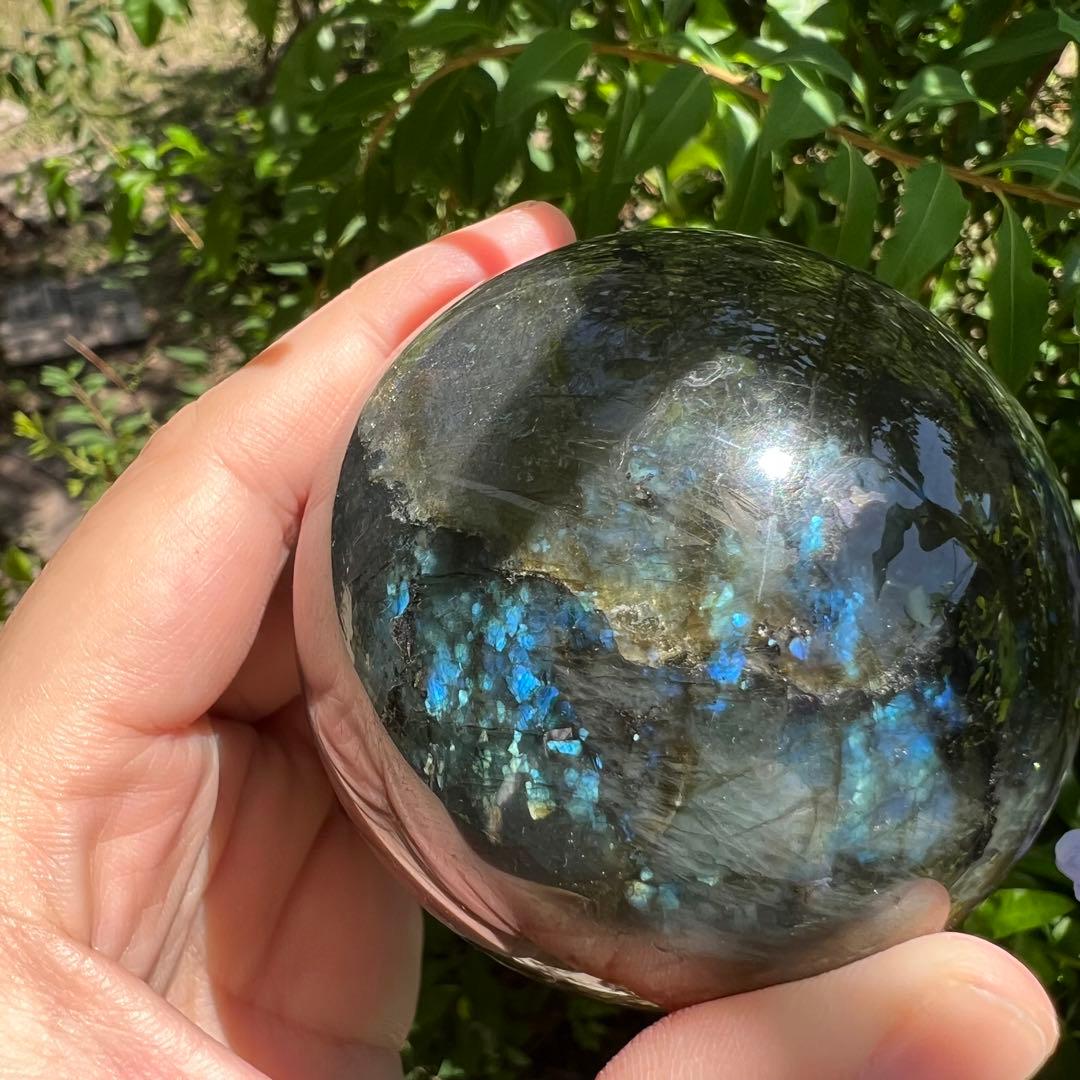 ラブラドライト　ピンクフラッシュ