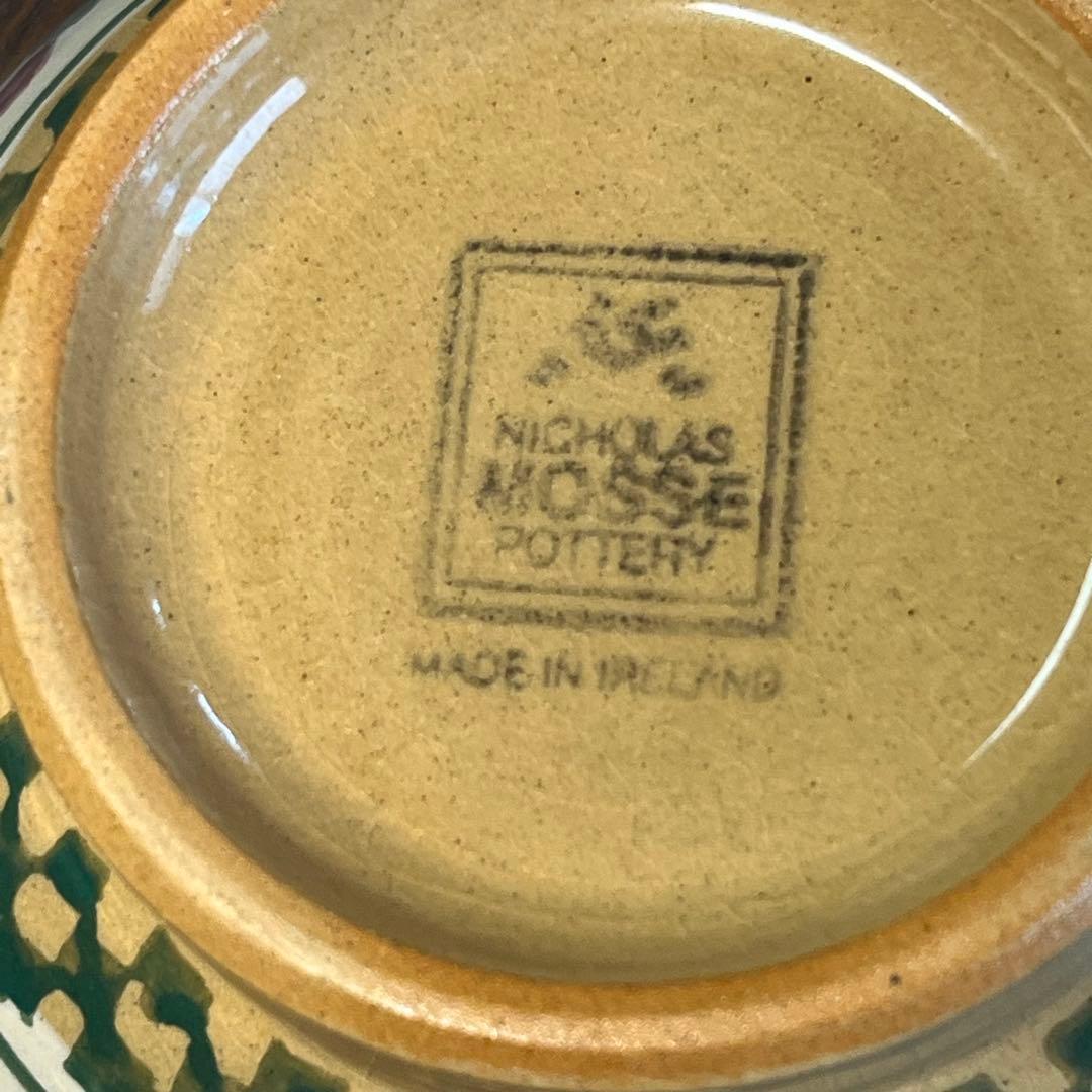 アイルランド　ニコラスモス　イチゴ柄　手書き　ボウル２客ペア　未使用品