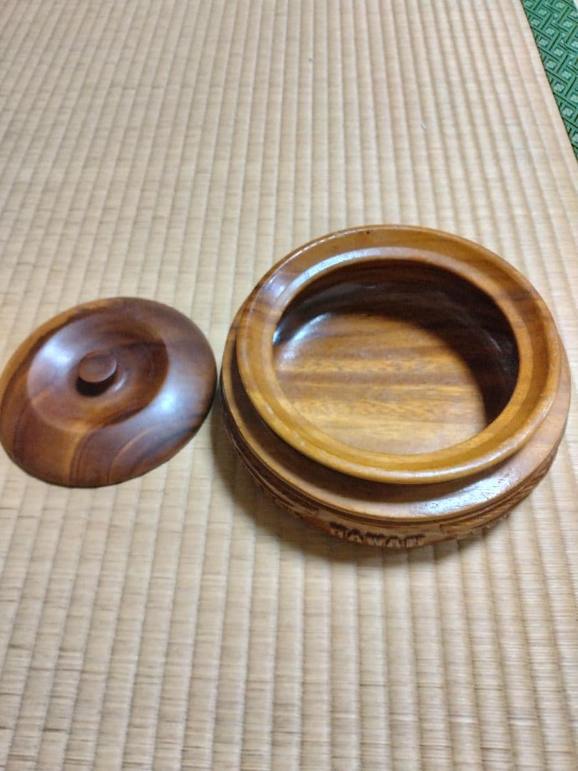 ハワイ お土産 木製 入れ物 30年もの