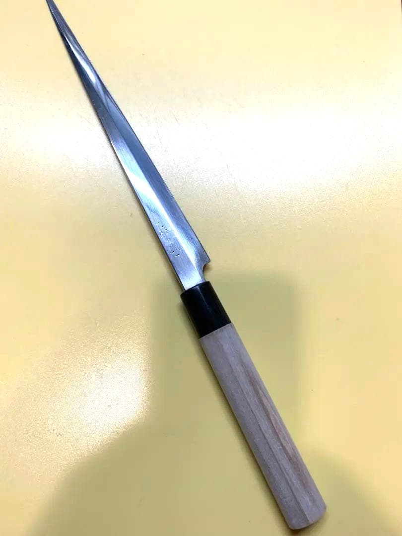正本　柳刃包丁　刃渡り25.5cm