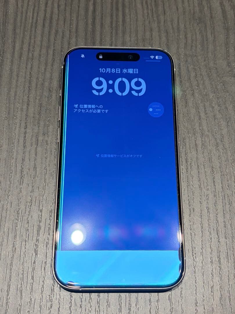 iPhone 15 Pro 512GB ホワイト｜表示不良:白飛びなど　ジャンク