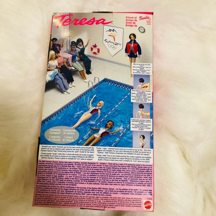 レア オリンピック Barbie バービー swimming テレサ