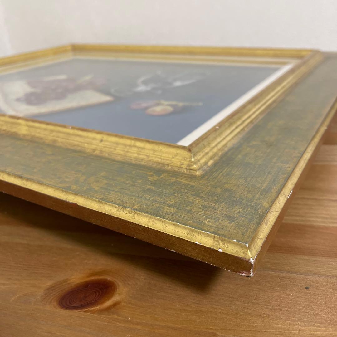 額　額縁　世界堂　油絵　ヴィンテージ　ゴールド　約58.5×49.5センチ