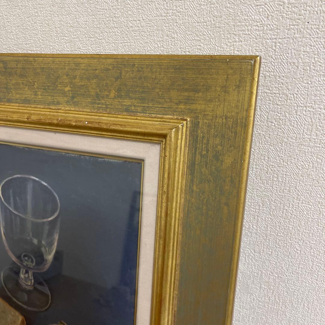 額　額縁　世界堂　油絵　ヴィンテージ　ゴールド　約58.5×49.5センチ