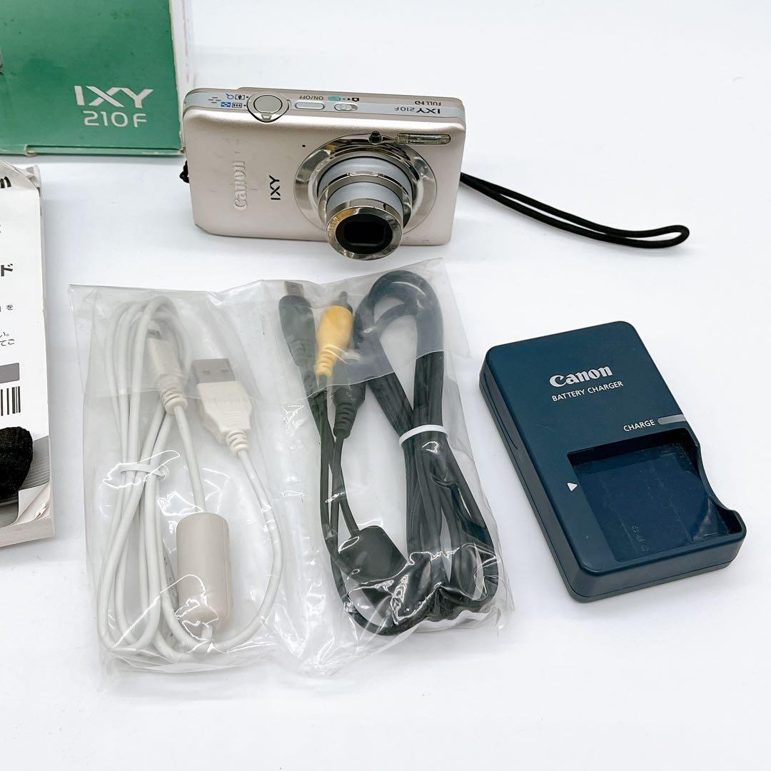 【箱付き】Canon IXY 210F シルバー オールド 取説アリ コンデジ