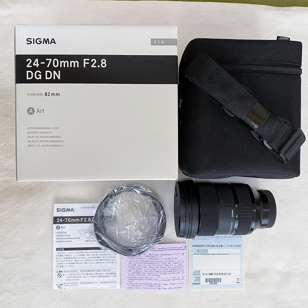 【美品】SIGMA Art 24-70mm F2.8 DG DN・ソニーマウント