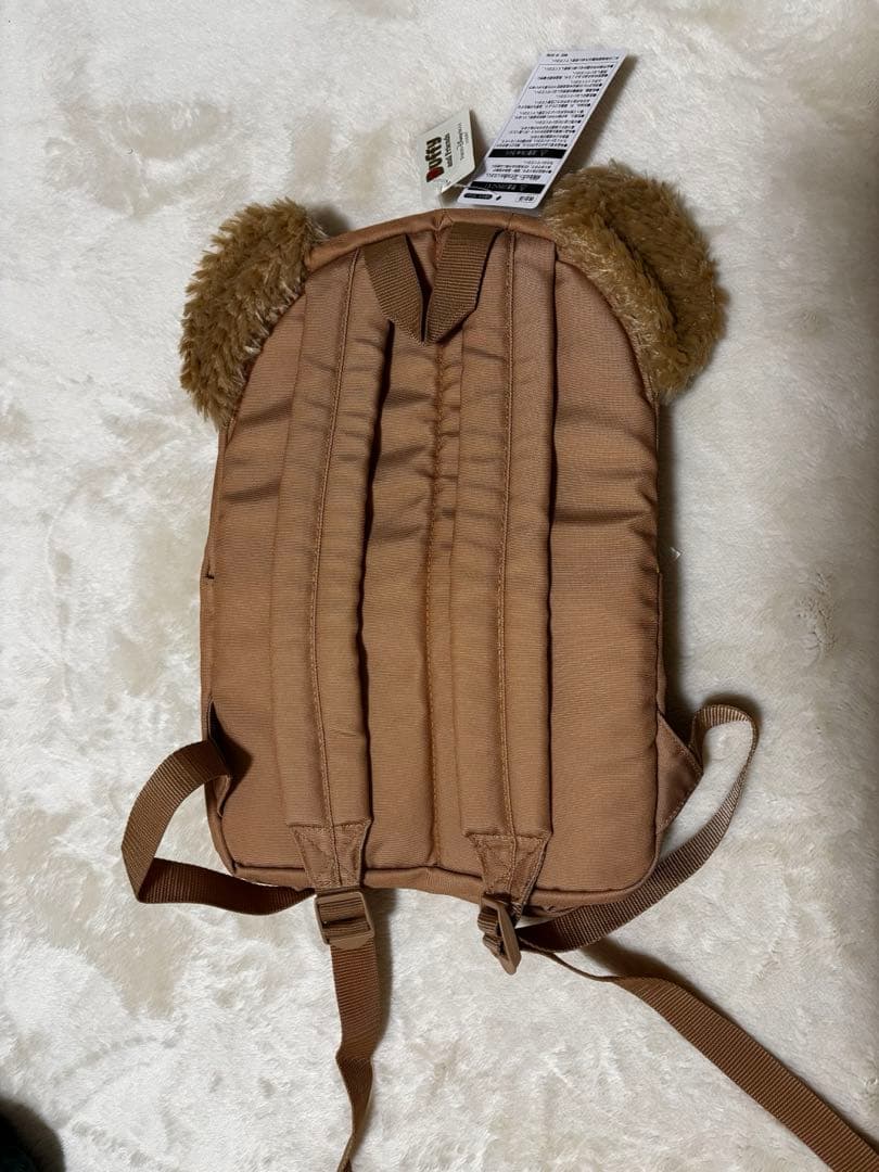 ダッフィー 耳付きリュックサック ベージュ