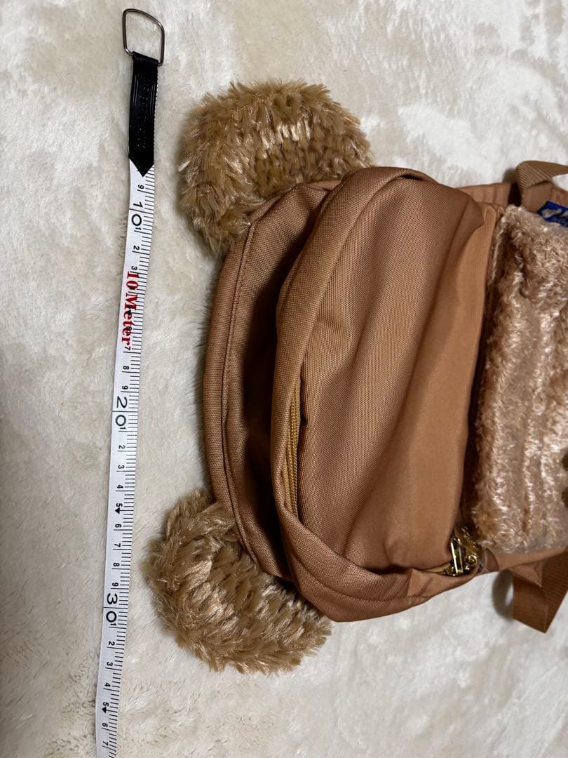 ダッフィー 耳付きリュックサック ベージュ