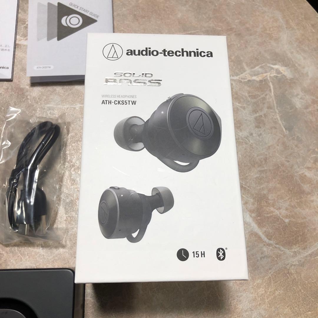 audio-technica＊SOLID BASS ATH-CKS5TW BK