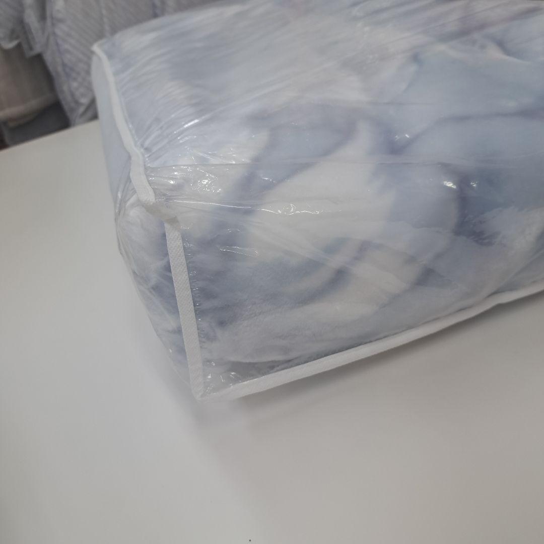 新品 西川 2枚合わせ毛布 シングル ブランケット 掛け布団 ハイボリューム毛布