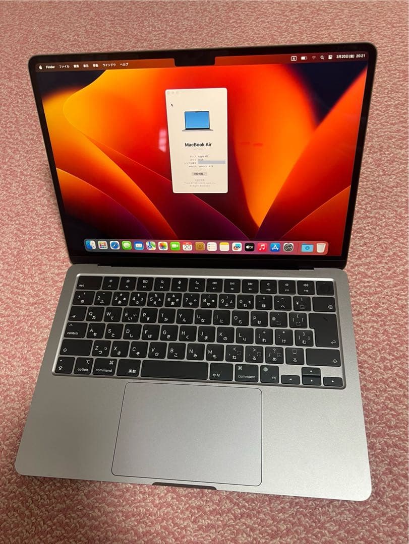 【ほぼ未使用】MacBook Air M2 2022 バッテリー100%