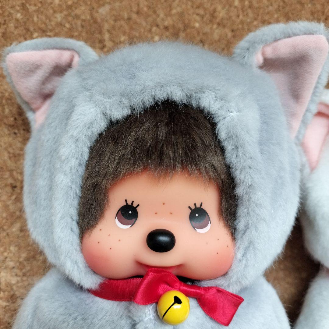 キデイランド限定 CATモンチッチ　ポンチョ　2体セット　monchhichi