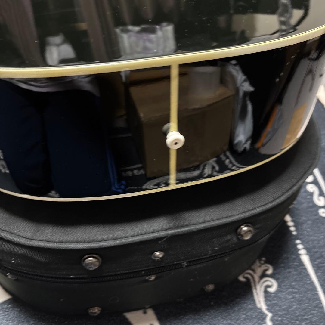 黒 アコースティックギター ケース付き