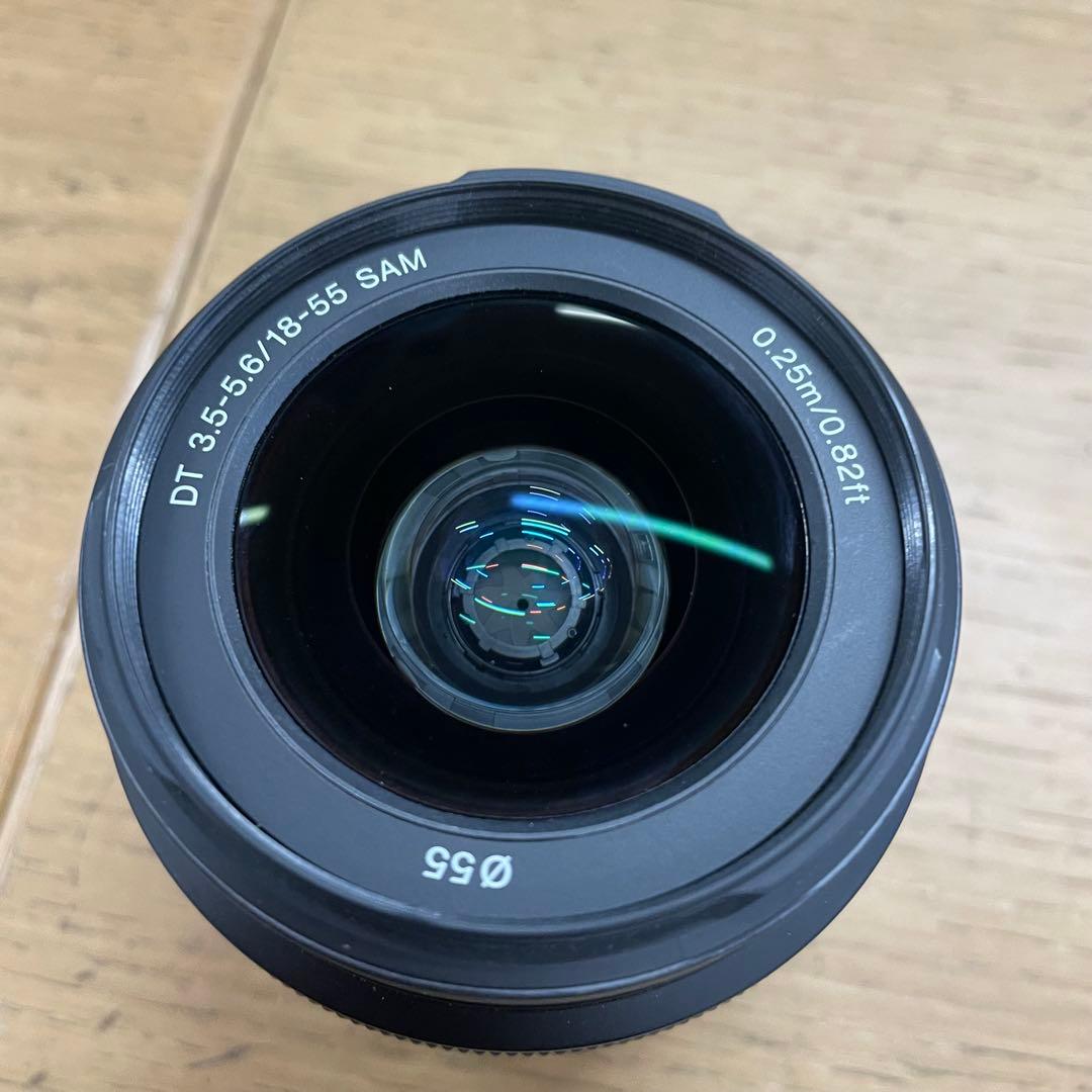 動作品 SONY α55 SLT-A55V 18-55mm 一眼レフ