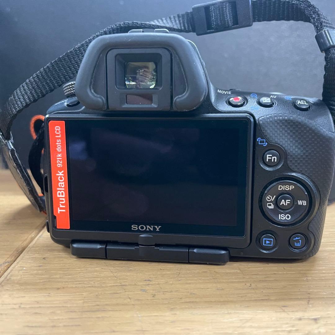 動作品 SONY α55 SLT-A55V 18-55mm 一眼レフ