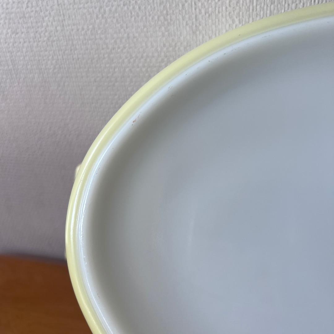 オールドパイレックス　PYREX  オーバルキャセロール　フタ付き