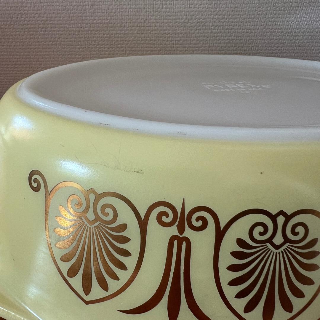 オールドパイレックス　PYREX  オーバルキャセロール　フタ付き