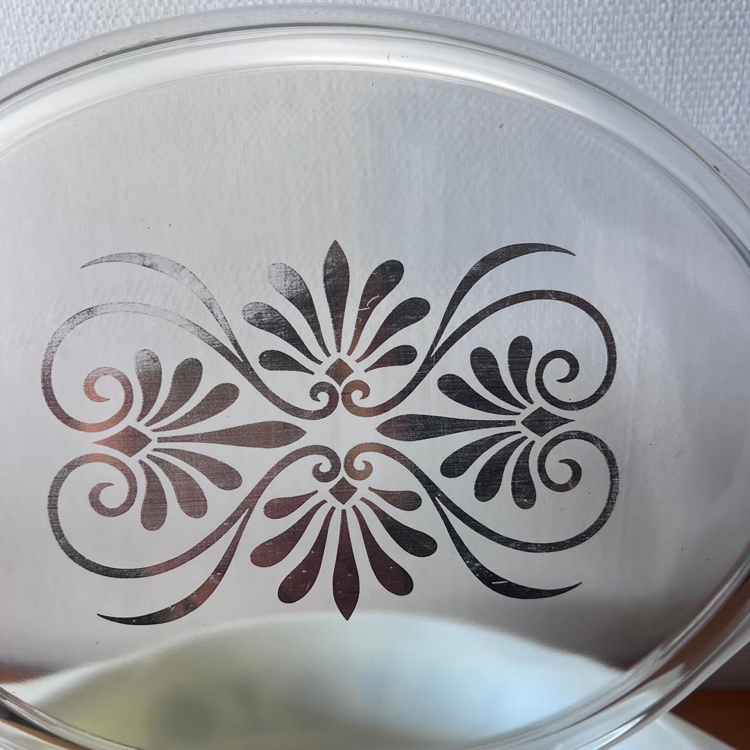オールドパイレックス　PYREX  オーバルキャセロール　フタ付き
