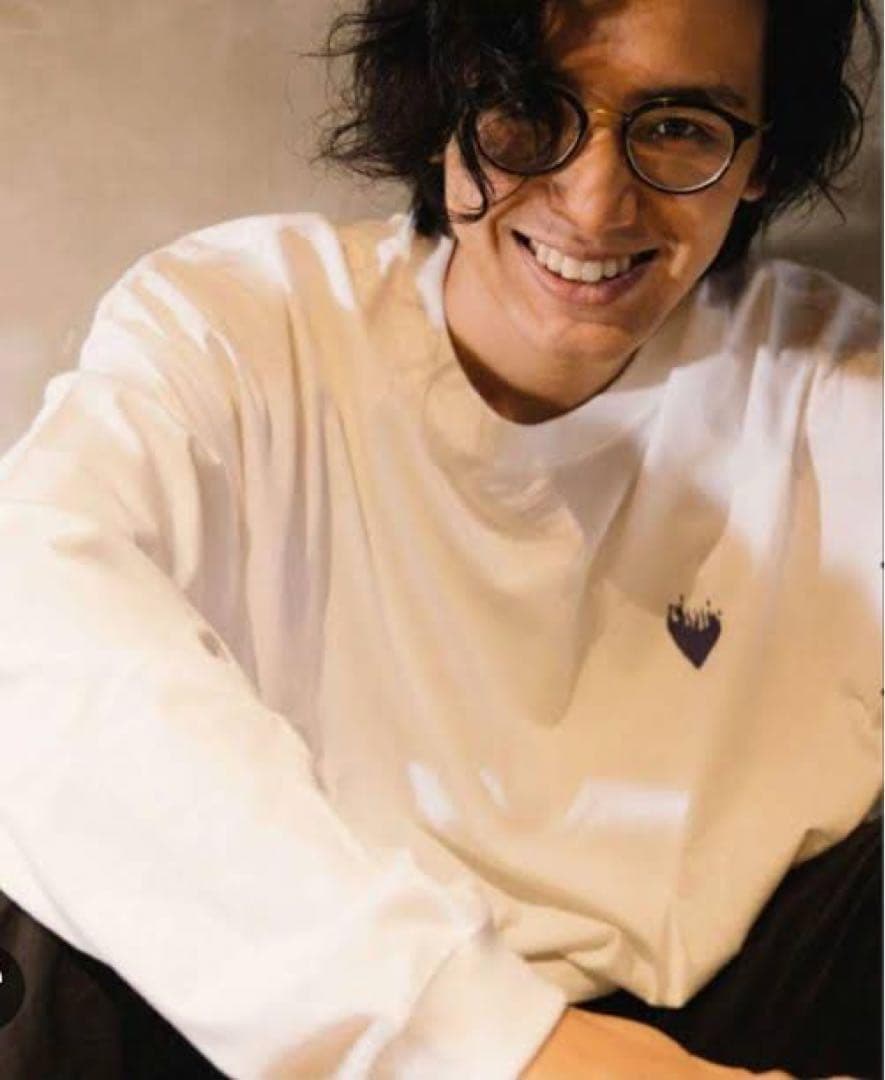 未開封 Mサイズ 藤井風 MO-EH-YO 燃えよ! ロングスリーブTシャツ 白
