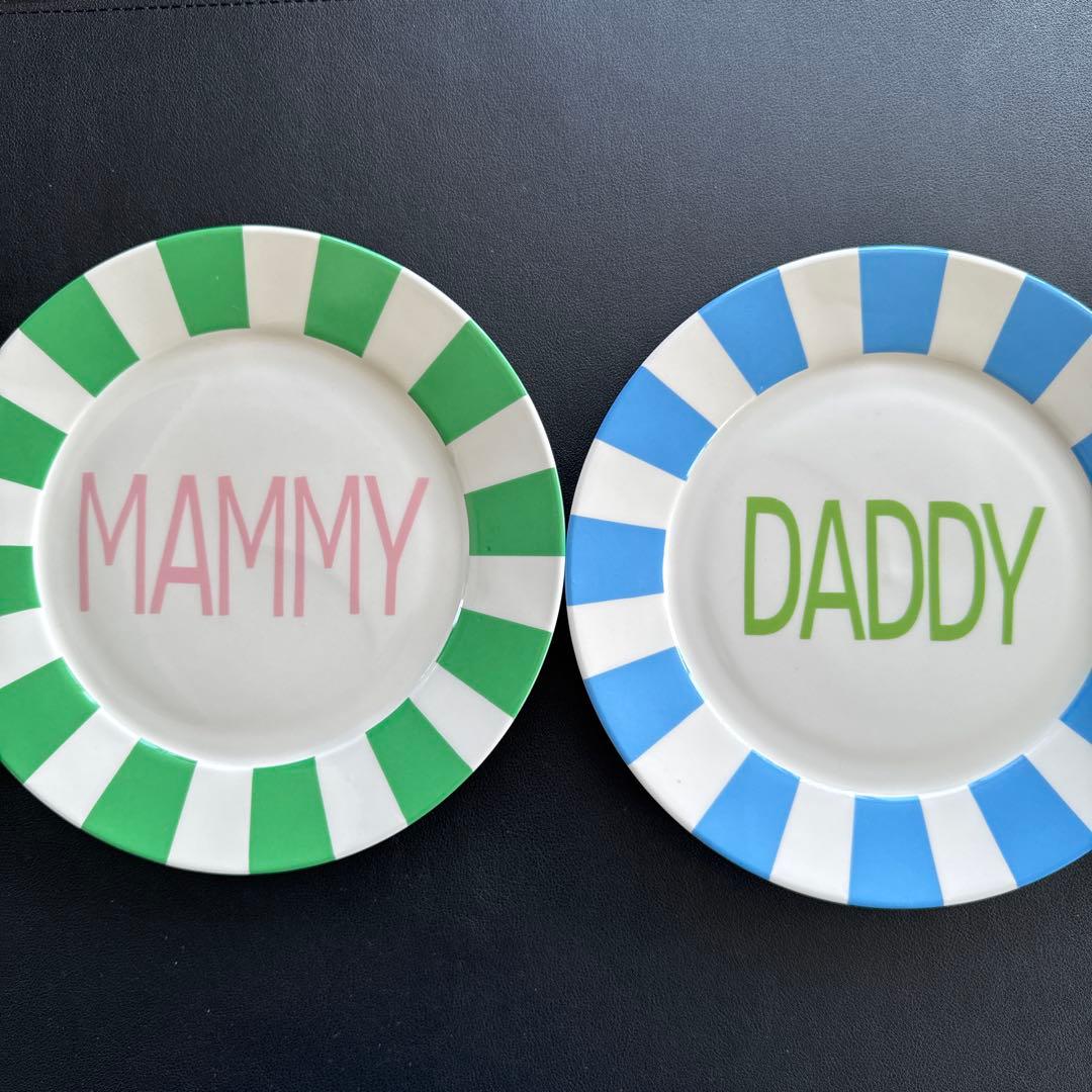 【新品/未使用】ポーセラーツ/マルチカラー皿7枚セット