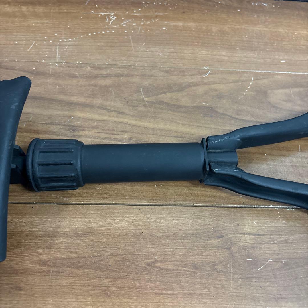 米軍　実物　US フォールディングショベル　折り畳みスコップ ケース付き ④