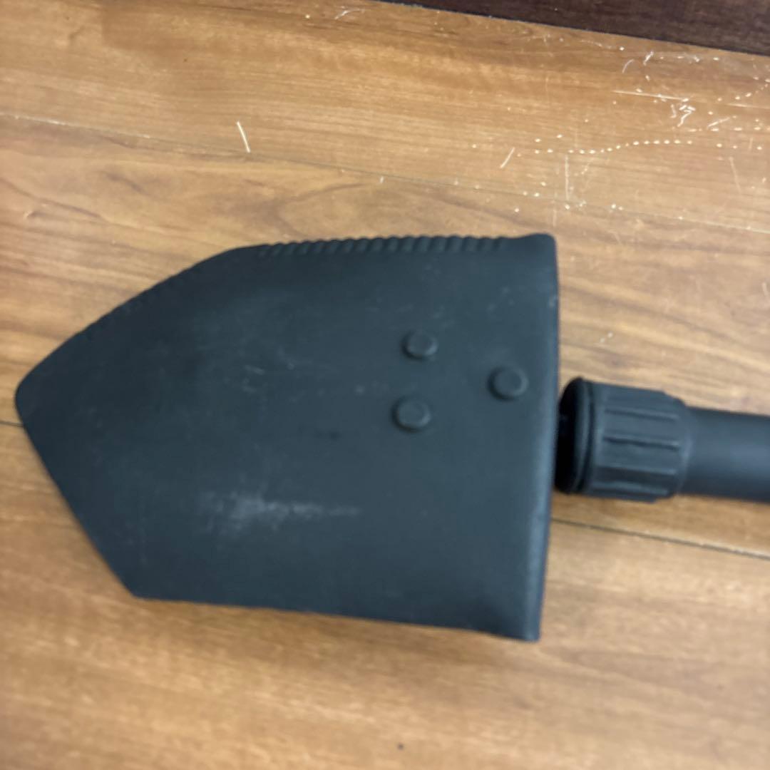 米軍　実物　US フォールディングショベル　折り畳みスコップ ケース付き ④