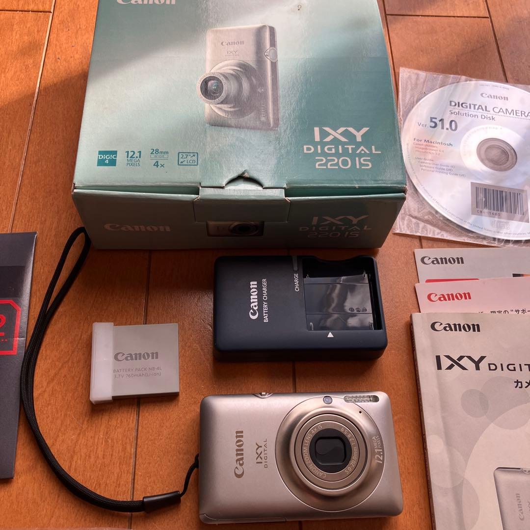 Canon IXY DIGITAL 220 IS 本体　キャノン　コンデジ