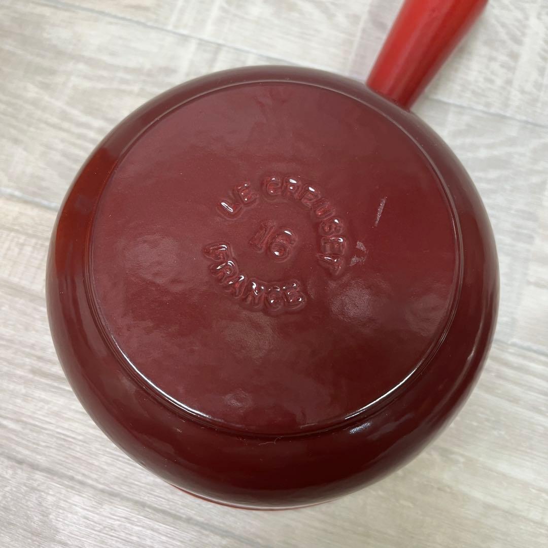 あ*ん様 LE CREUSET ル・クルーゼ 片手鍋 ソースパン レッド 未使用