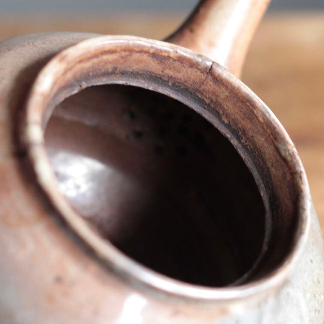 萩焼 横手 急須 坂田泥華 煎茶道具 古道具 アンティ