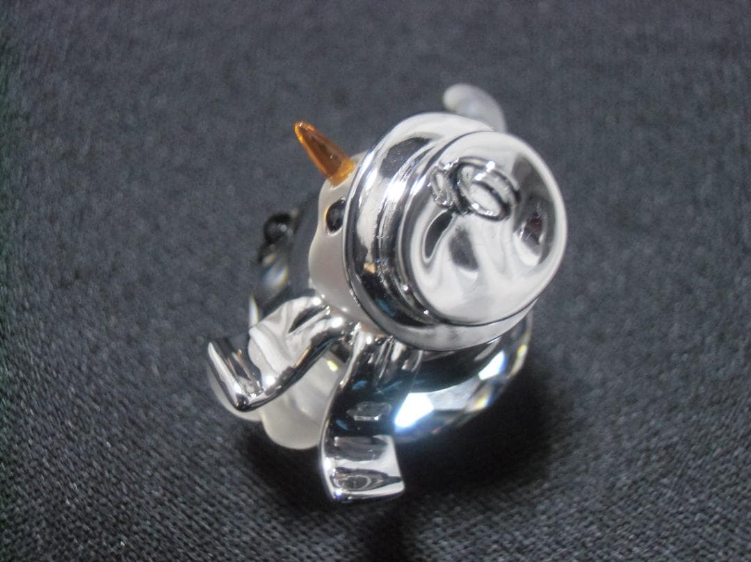 SWAROVSKI 雪だるま クリスタル置物　A042