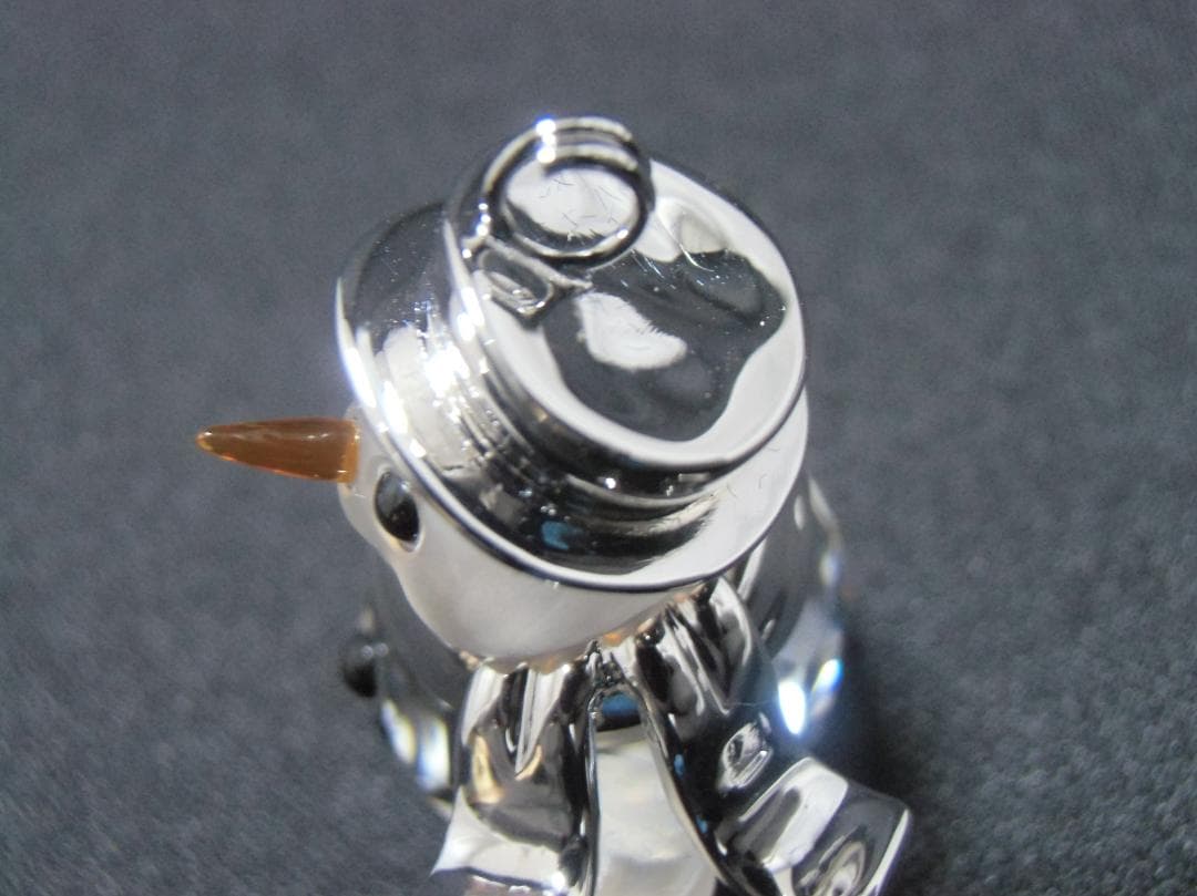SWAROVSKI 雪だるま クリスタル置物　A042