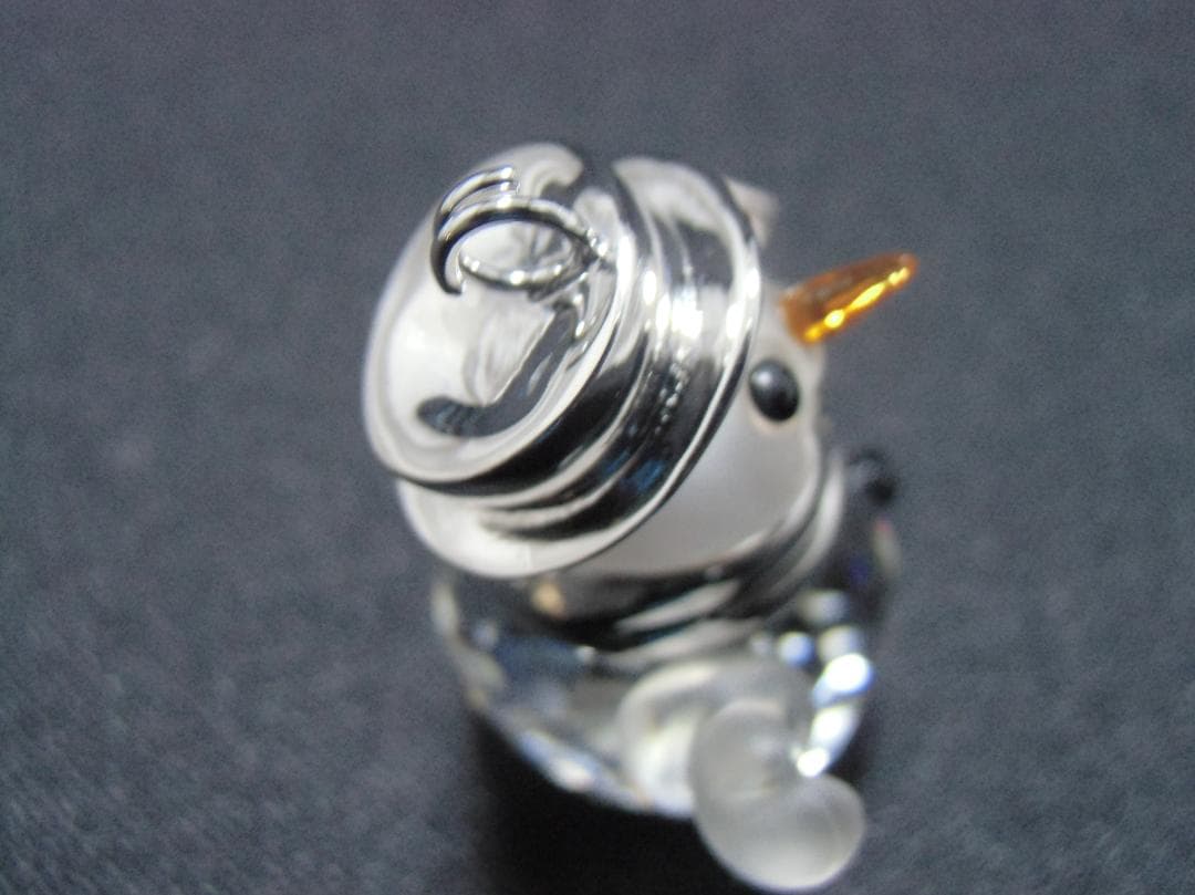 SWAROVSKI 雪だるま クリスタル置物　A042