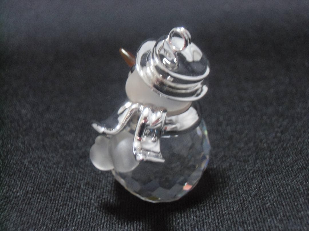 SWAROVSKI 雪だるま クリスタル置物　A042
