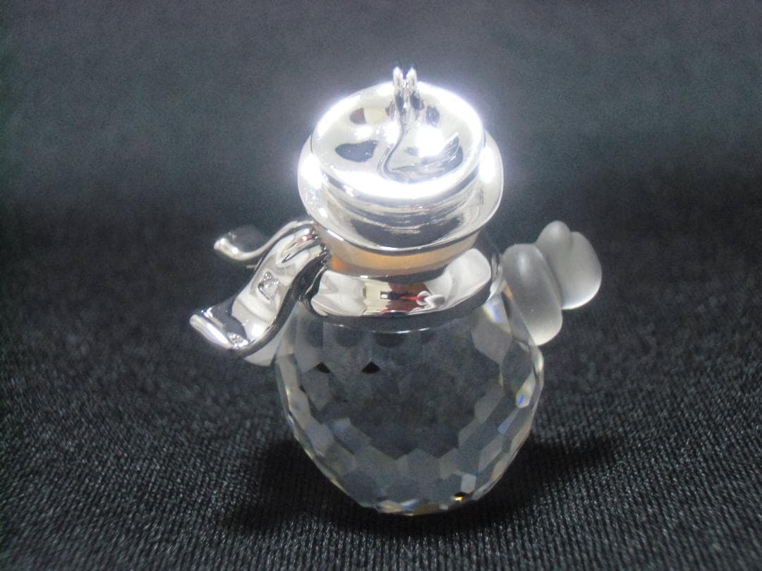 SWAROVSKI 雪だるま クリスタル置物　A042