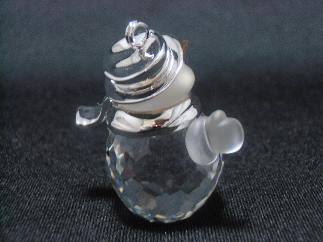 SWAROVSKI 雪だるま クリスタル置物　A042