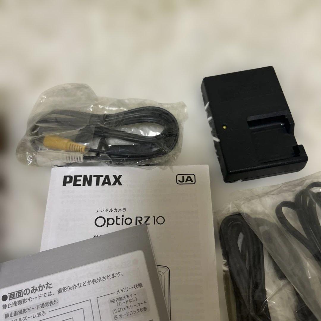 【美品】ペンタックス Optio RZ10 ライムグリーン　コンデジ