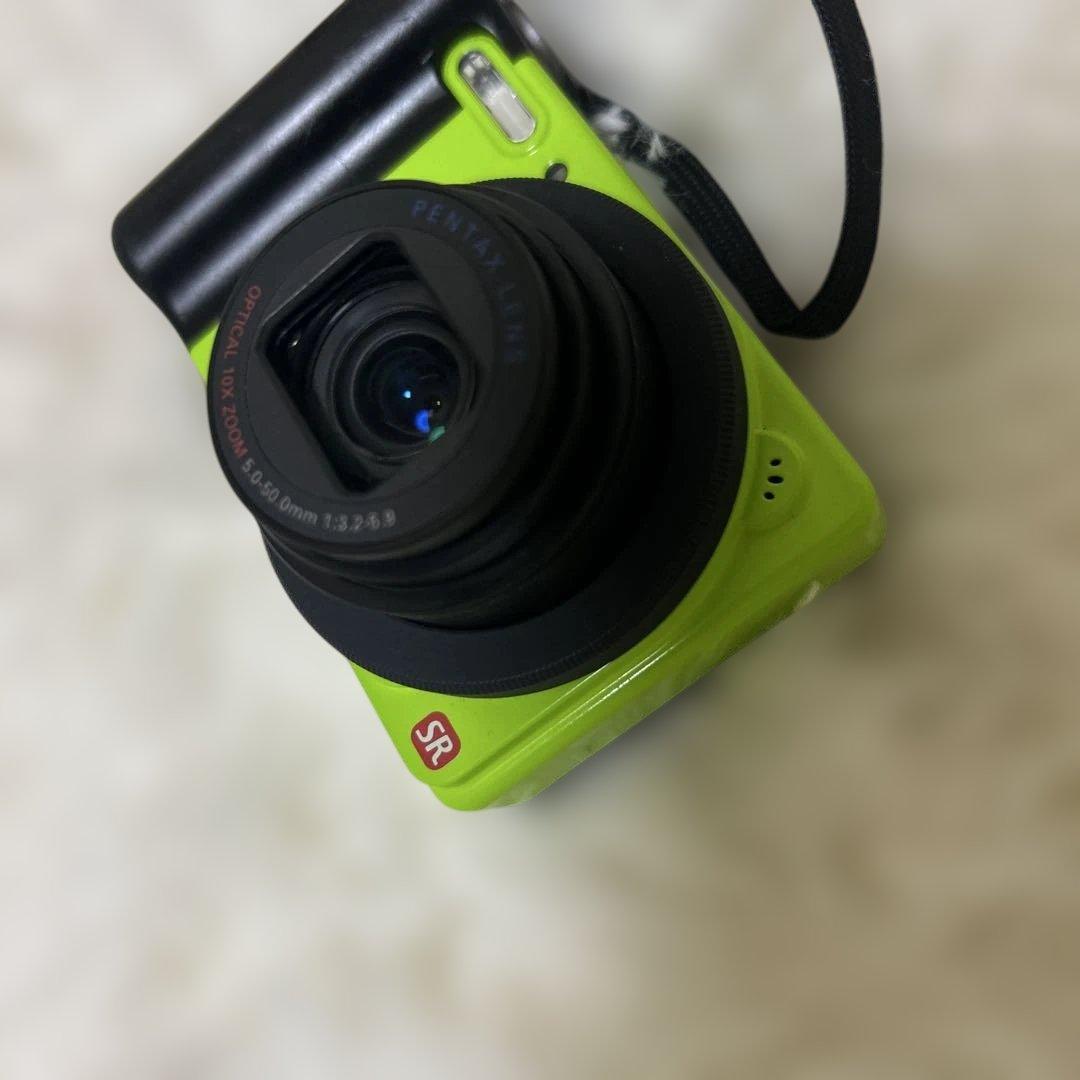 【美品】ペンタックス Optio RZ10 ライムグリーン　コンデジ