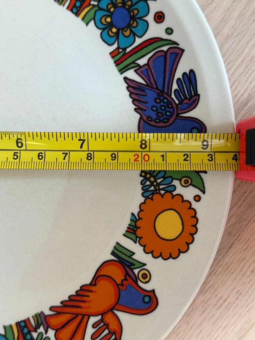 【2枚セット】ヴィンテージ ビレロイ＆ボッホ アカプルコ 約24cm プレート