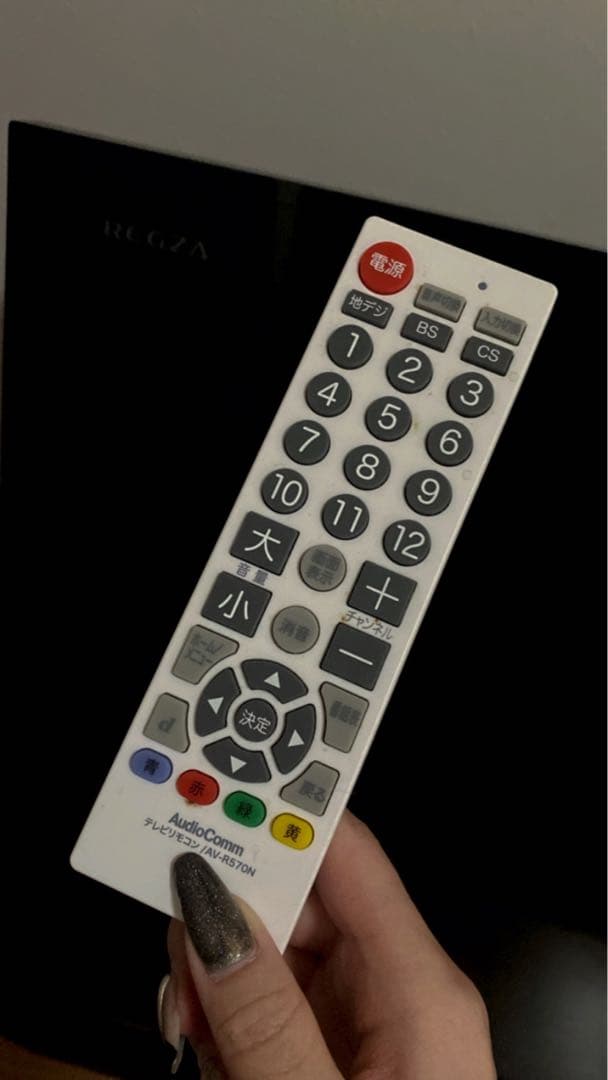TOSHIBA REGZA 40型　リモコン付き