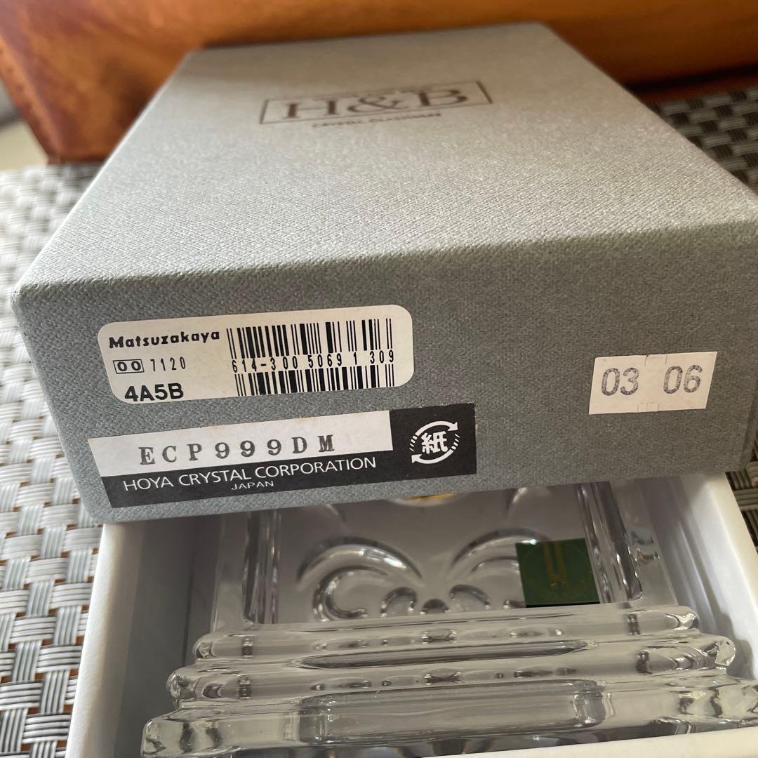 HOYA クリスタル　置時計