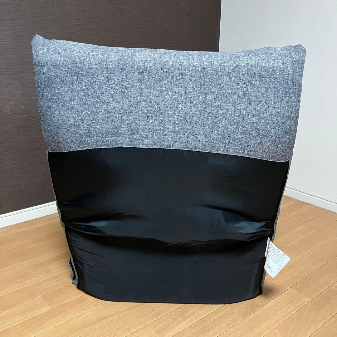美品 ニトリ ポケットコイルザイスロダトール 座椅子 グレー